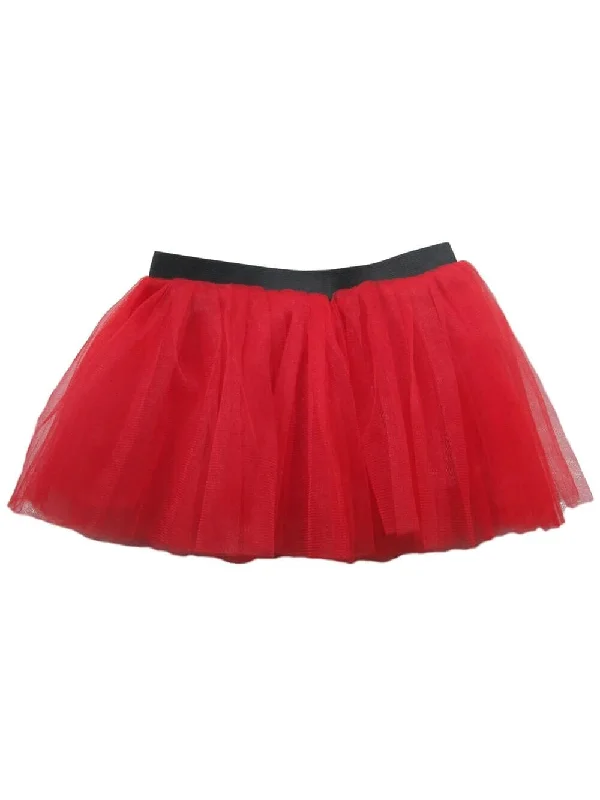 Shorts & Skirts stylish fits-Red Adult Size Women's 5K Running Skirt Tutu Costume