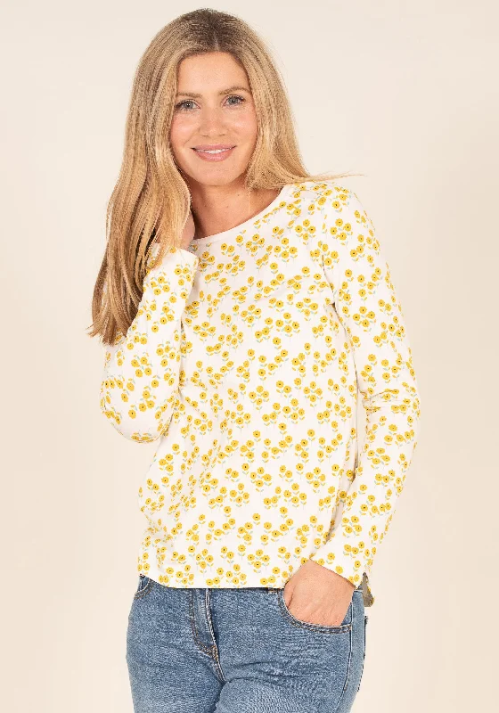 Blouses & Shirts for fandom-Garden Flowers Long Sleeve T-Shirt