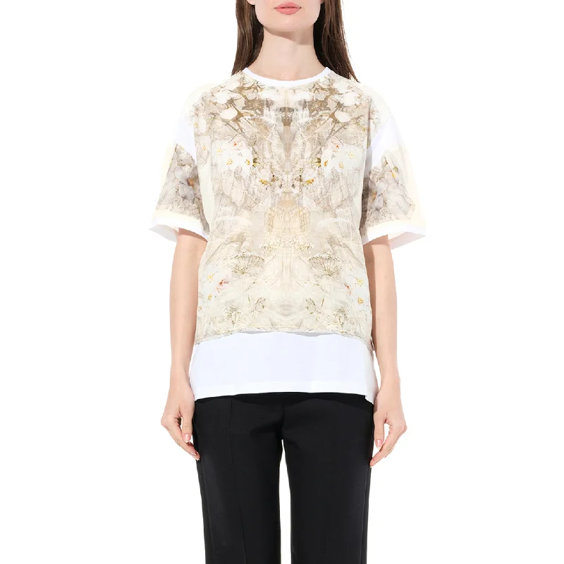 Blouses & Shirts for Labor Day-Trompe T-Shirt in White