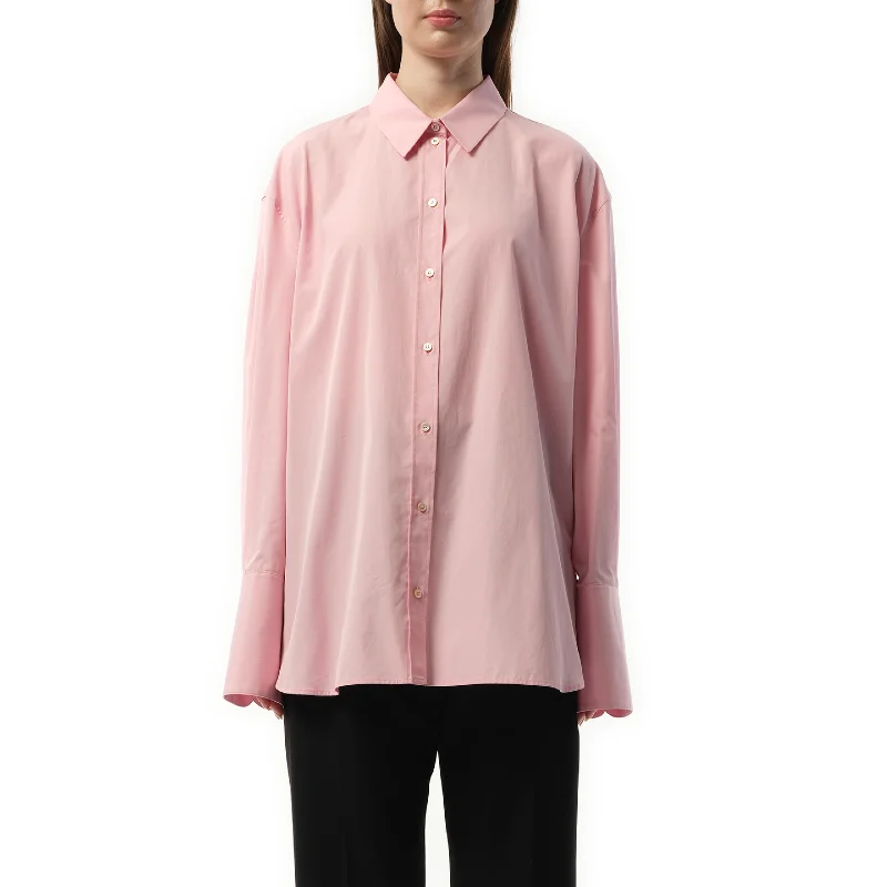 Blouses & Shirts for Cinco de Mayo-Cotton Shirt in Pink