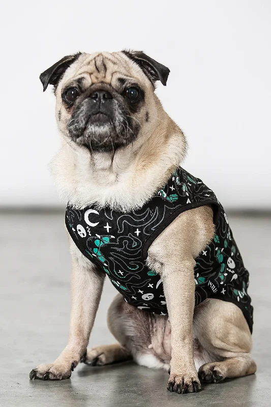 Waistcoats & Vest black color-Cthulhu Pet Vest