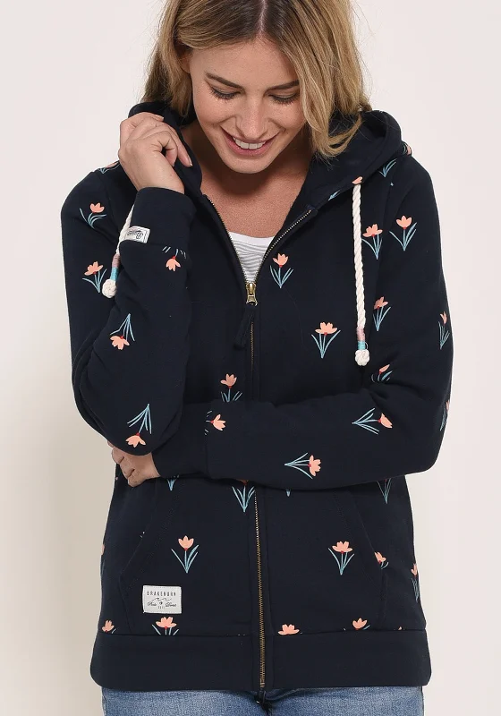 Sweatshirts with desert prints-Tulip Hoodie