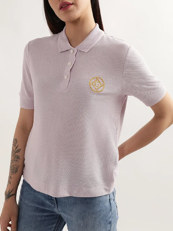 Blouses & Shirts winter-Gant Lilac Preppy Relaxed Fit Polo T-Shirt