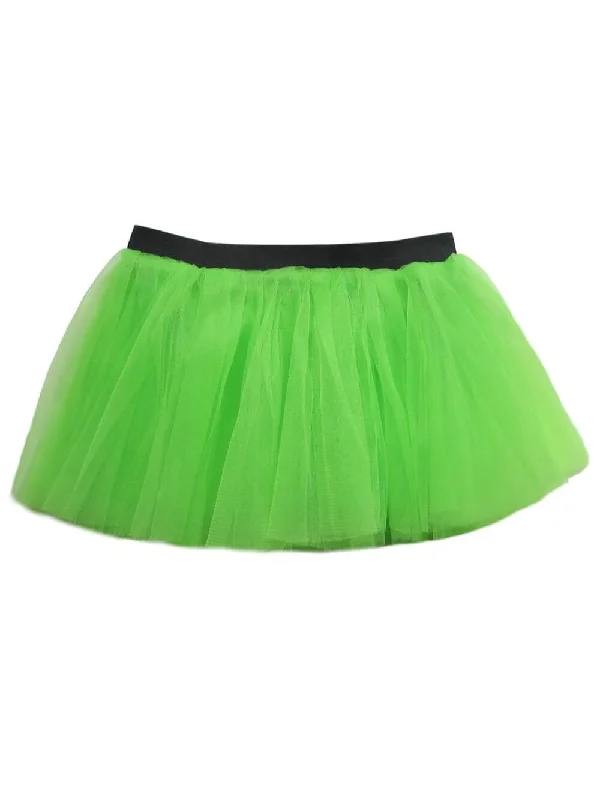 Shorts & Skirts fashion looks-Lime Adult Size Women's 5K Running Tutu Skirt Costume