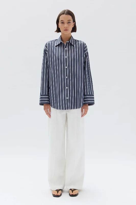 Blouses & Shirts promotion-Tala Poplin Stripe Shirt