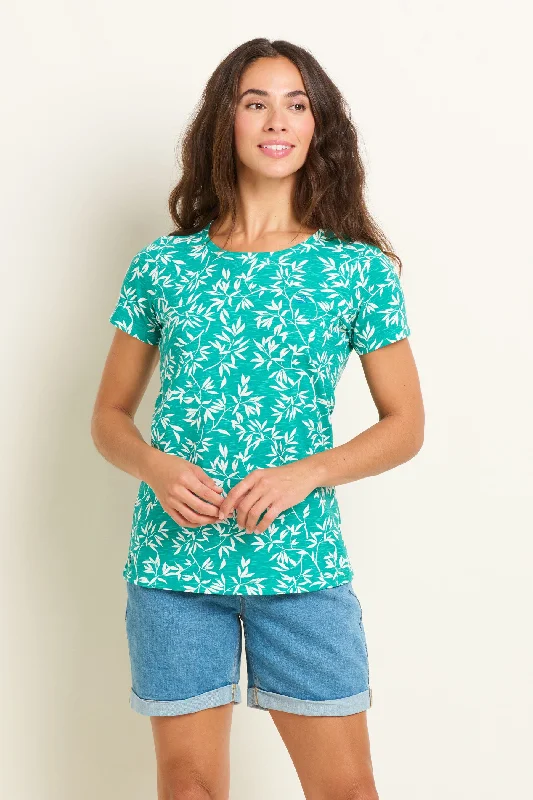 Blouses & Shirts for TikTok-Bamboo Leaves Tshirt