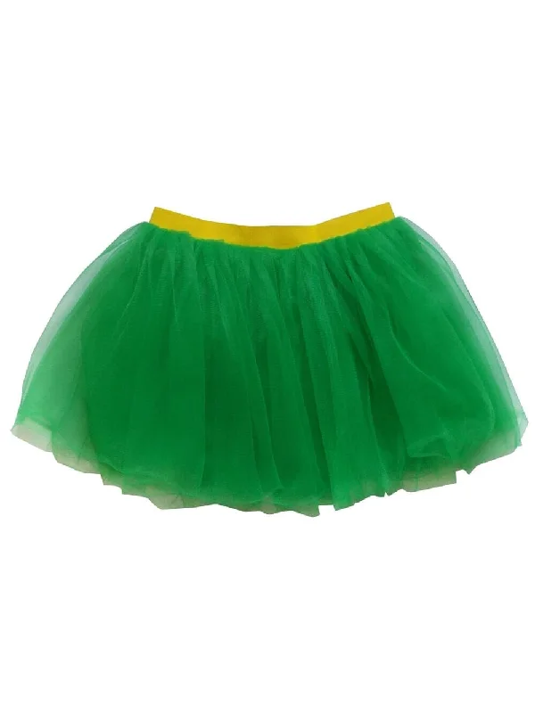 Shorts & Skirts comfy looks-Green & Yellow Superhero Tutu Skirt Costume for Girls, Women, Plus