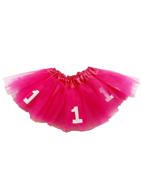 Shorts & Skirts stylish fits-Hot Pink First Birthday Tutu Skirt - Baby Size Birthday Party Dress Costume Ballet Tutu