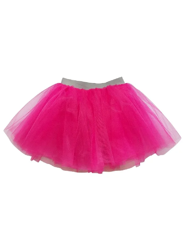 Shorts & Skirts fashion patterns-Hot Pink & Silver Superhero Tutu Skirt Costume for Girls, Women, Plus