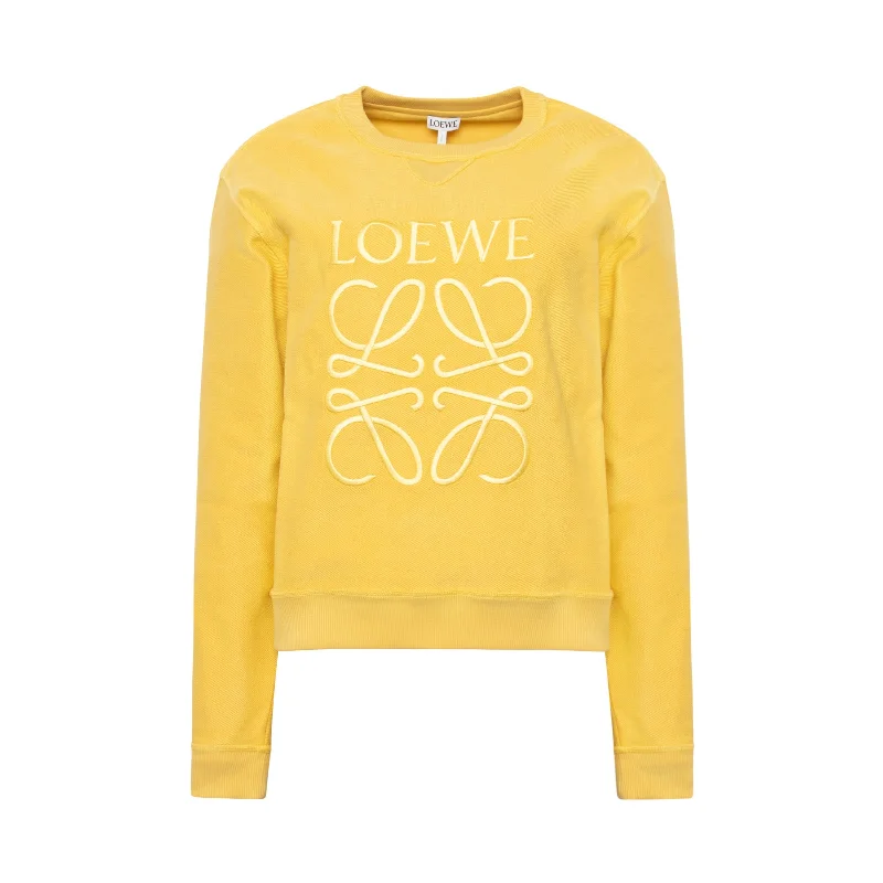 Sweatshirts for travel bloggers-Anagram Sweatshirt in Light Yellow