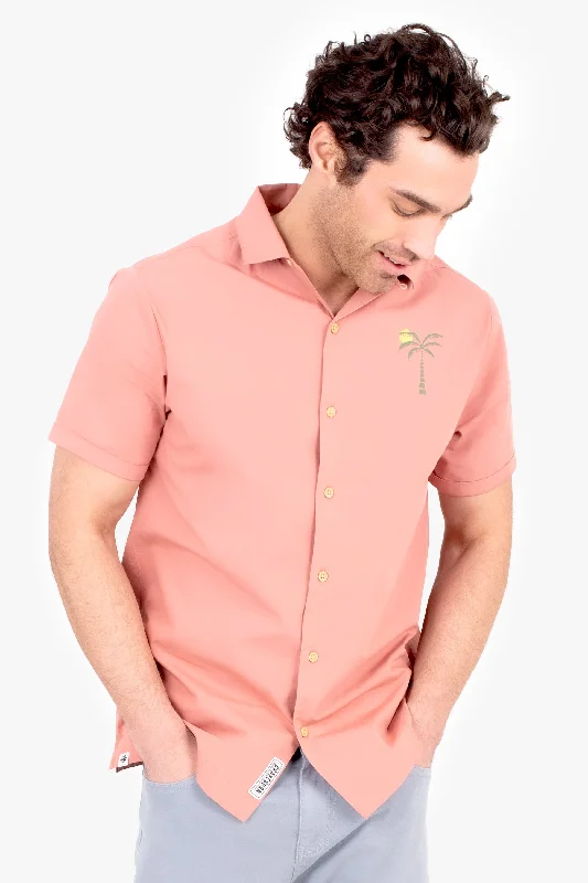 Blouses & Shirts for embroidered logo-Palm Resort Shirt