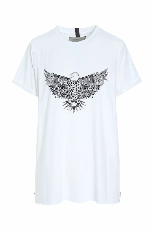 Blouses & Shirts maternity-T-SHIRT EAGLE - 96089 - WHITE