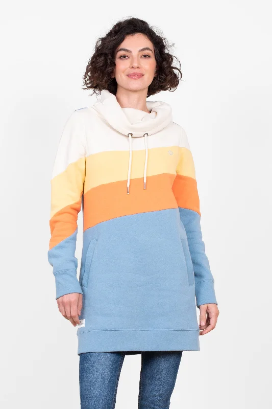 Sweatshirts with wave designs-Drew Colourblock Sweatshirtshirt