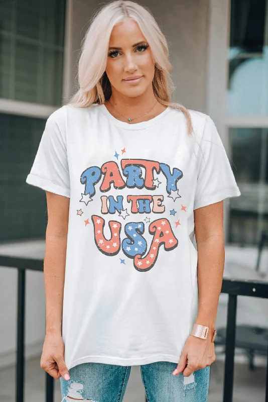 Shorts & Skirts fashion trends-Party in the USA Women's Short Sleeve 4th of July T-Shirt