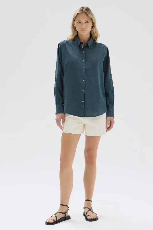 Blouses & Shirts for coworker-Xander Linen Shirt