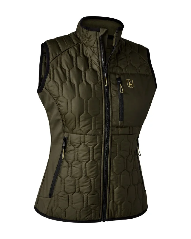 Waistcoats & Vest with cozy socks-Deerhunter Lady Mossdale Quilted Waistcoat