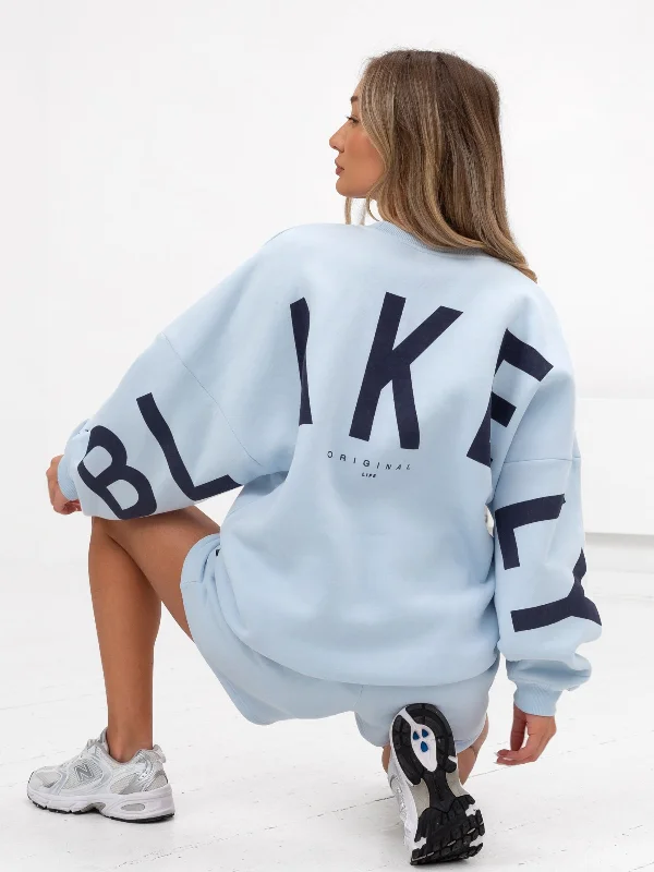 Isabel Oversized Jumper - Powder Blue