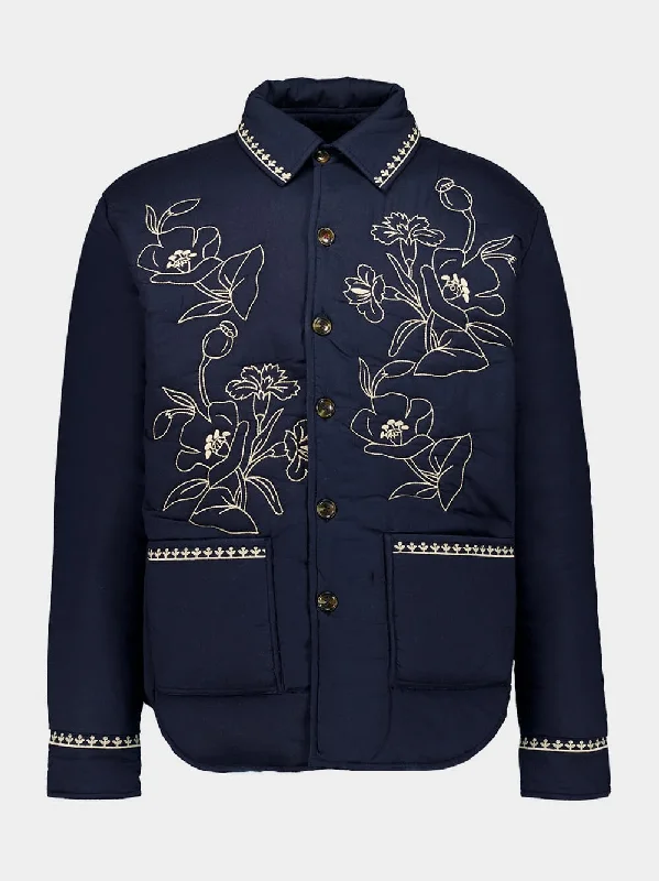 Jackets for casual Fridays -Navy Blue Oddment Jacket