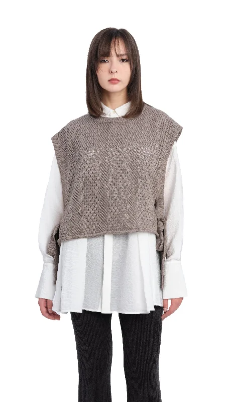 2-Way Round Neck Sweater Style Dickey