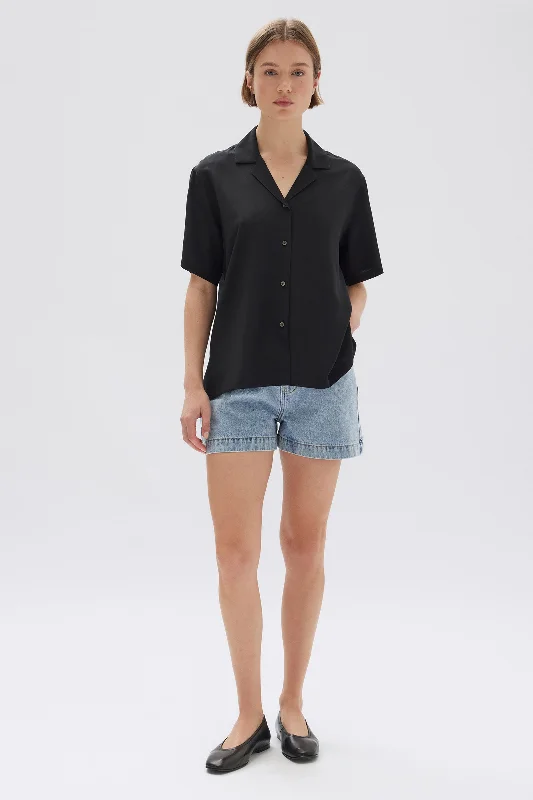 Blouses & Shirts for mascot-Essie Silk Shirt