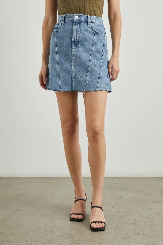 Shorts & Skirts stylish options-BRENTWOOD SKIRT - BLUE HAZE