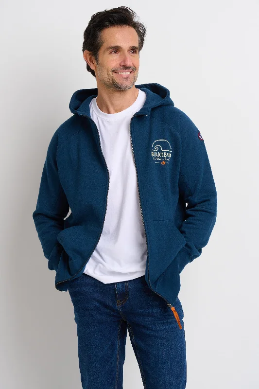 Sweatshirts with event themes-Raglan Zip Through Hoodie