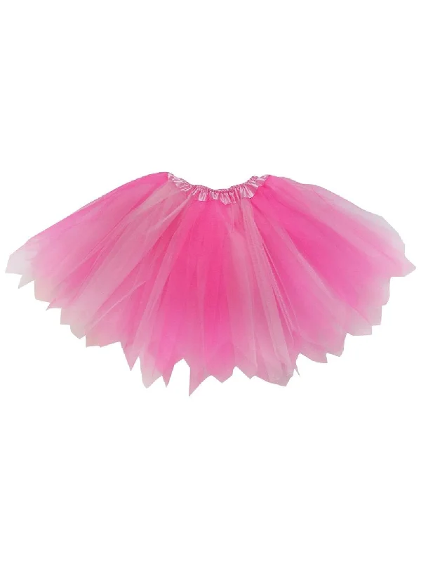 Shorts & Skirts fashion vibes-Pink & Neon Pink Fairy Costume Pixie Tutu Skirt for Kids, Adults, Plus