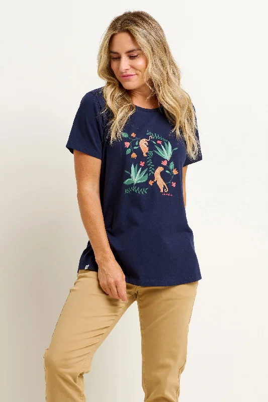 Blouses & Shirts for rental-Botanical Tiger Tshirt