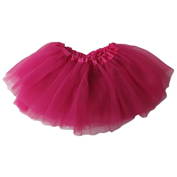 Shorts & Skirts unique trends-Hot Pink Baby Infant Tulle Tutu Skirt Baby Size 5 Layer Basic Ballet Tutu