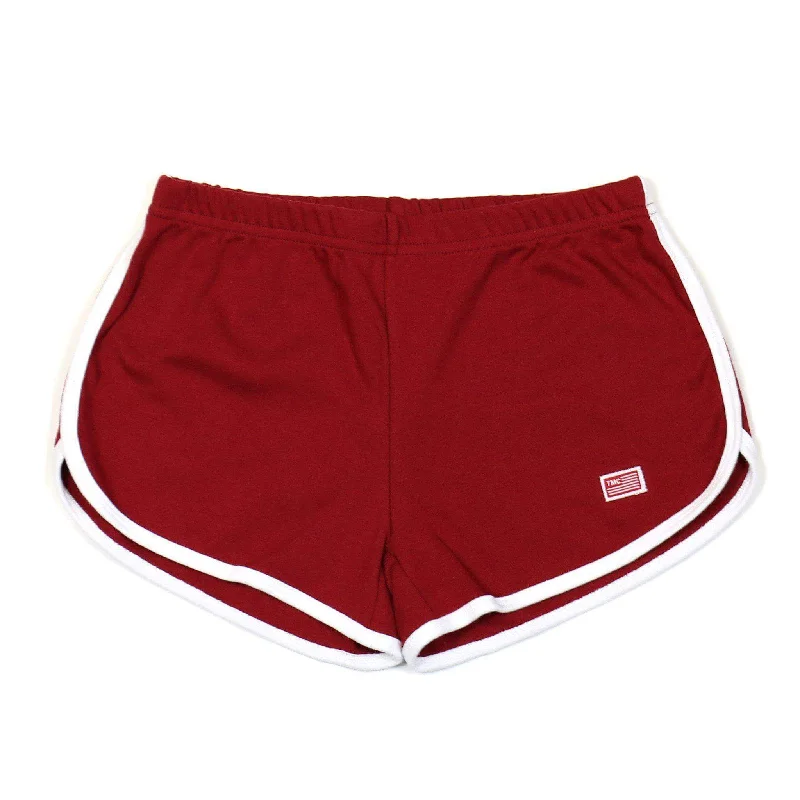 Shorts & Skirts fashion trends-TMC Shorts - Maroon/White [Women]