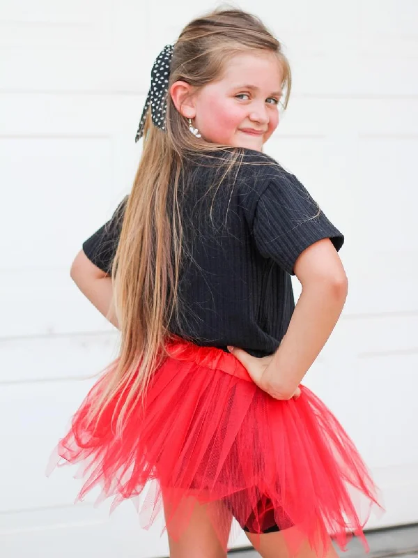 Shorts & Skirts fashion trends-Red Fairy Costume Pixie Tutu Skirt for Kids, Adults, and Plus Size