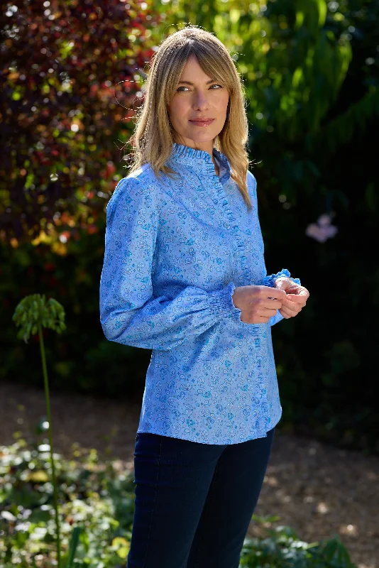 Blouses & Shirts for class-Gun Hill Womens Utrera Shirt - Blue