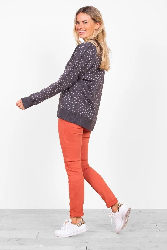 Hoodies with windproof fabric-Spotty Sweatshirtshirt