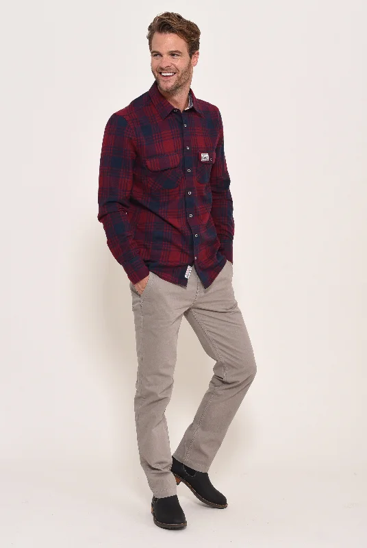 Blouses & Shirts toddler-Flannel Check shirt Red