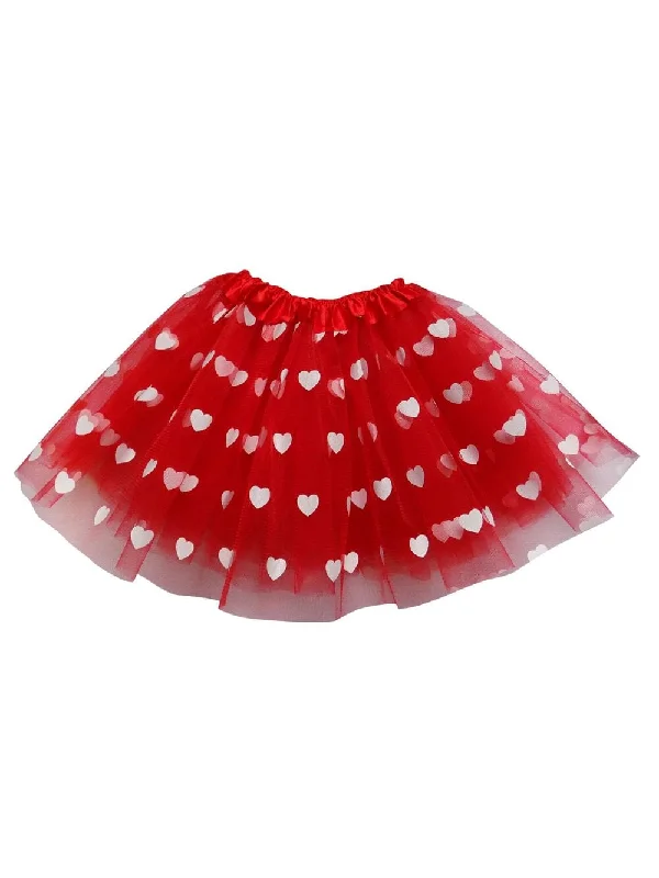 Shorts & Skirts budget trends-Red Heart Valentine's Day Tutu Skirt for Toddler, Girls, Women, Plus