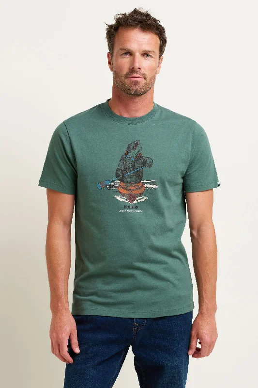 Blouses & Shirts for pop up shops-Kayak Bear Tshirt