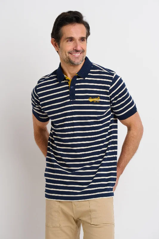 Blouses & Shirts for vendor-Striped Polo Shirt