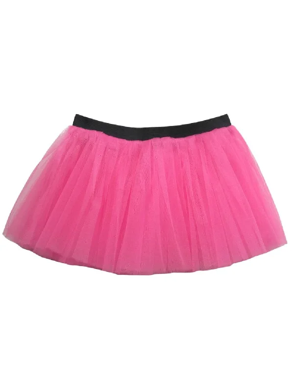 Shorts & Skirts affordable fits-Hot Pink Adult Size Women's 5K Running Skirt Tutu Costume