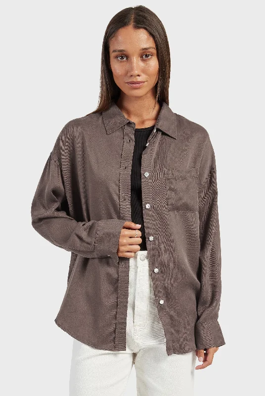 Blouses & Shirts for baseball-Greta Relaxed Shirt