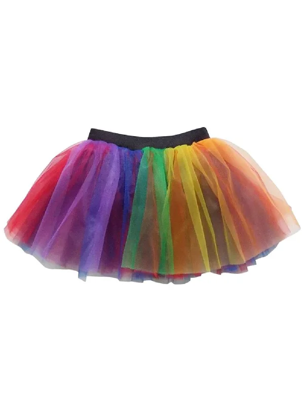 Shorts & Skirts cozy fits-Rainbow Adult Size Women's 5K Running Skirt Tutu Costume