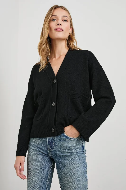 LINDI CARDIGAN - BLACK