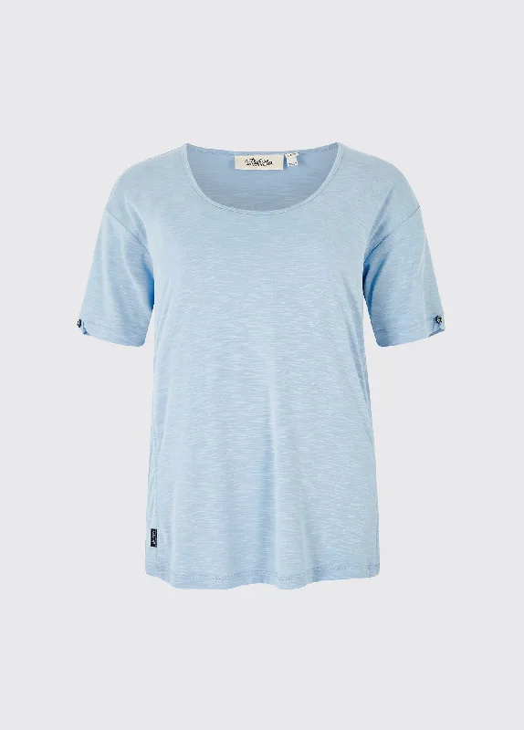 Cloyne Short Sleeved Top - Light Sky