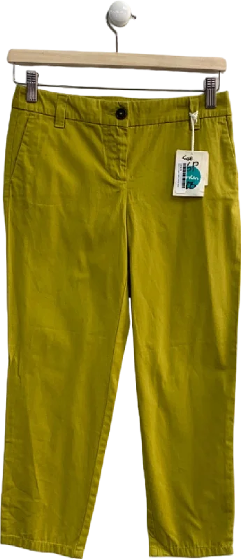 Boden Yellow Chino Trousers Size UK 6P