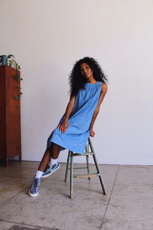 Dresses for artisanal-1980s Denim Tent Dress