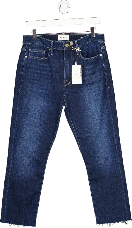 FRAME Dark Blue Le Beau Crop Jeans W27