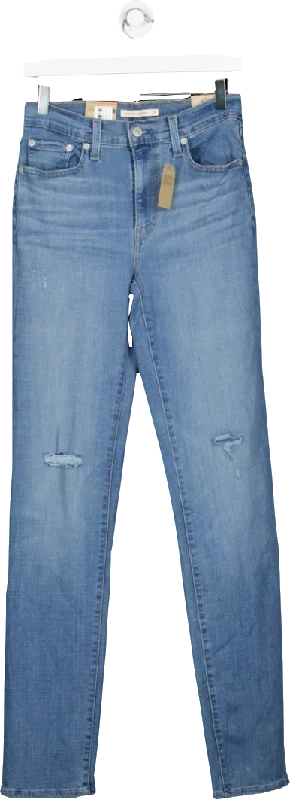 levis Blue Mid-blue 724 High Rise Straight - Straight Leg Jeans BNWT W29