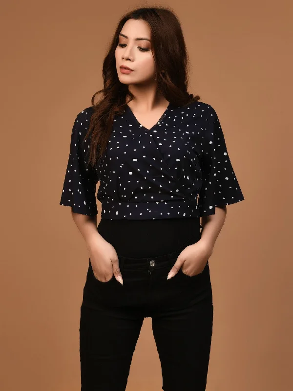 Polka Dot Cropped Top