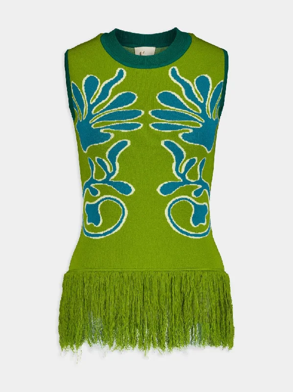 Tina Jacquard Tank Top