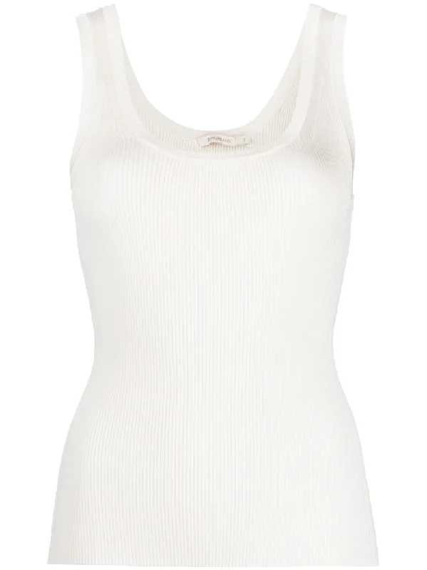 Rib Scoop Neck Tank Top