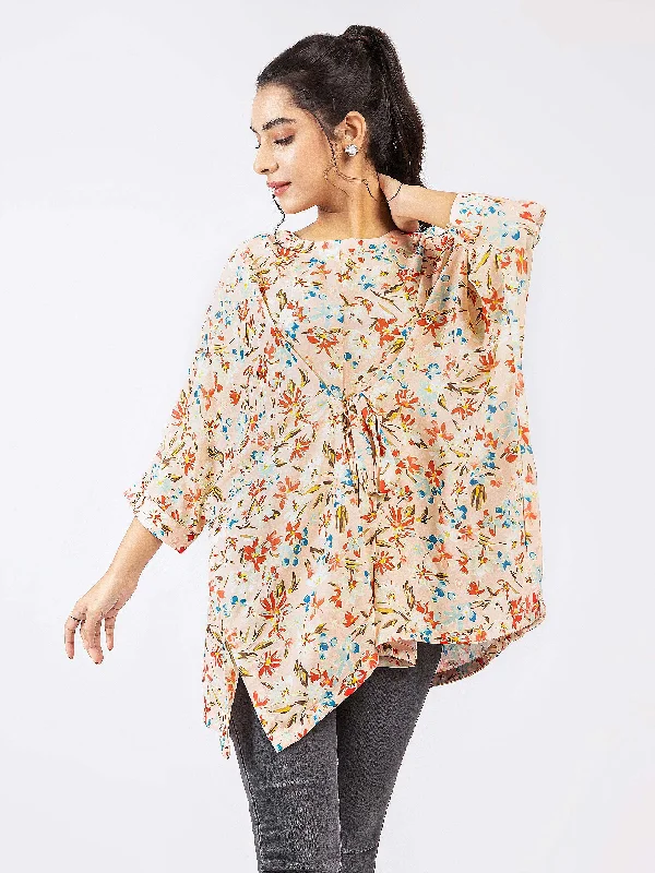 Printed Kaftan Style Top